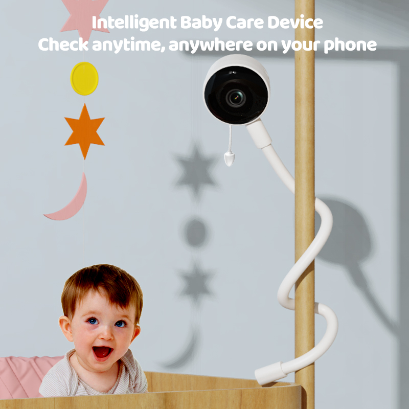Home Security Cameras Uk - ベビーモニター落書きAPPWiFi赤外線ナイトビジョンセキュリティリモコン音声温度検出ベビースマートホームカメラ