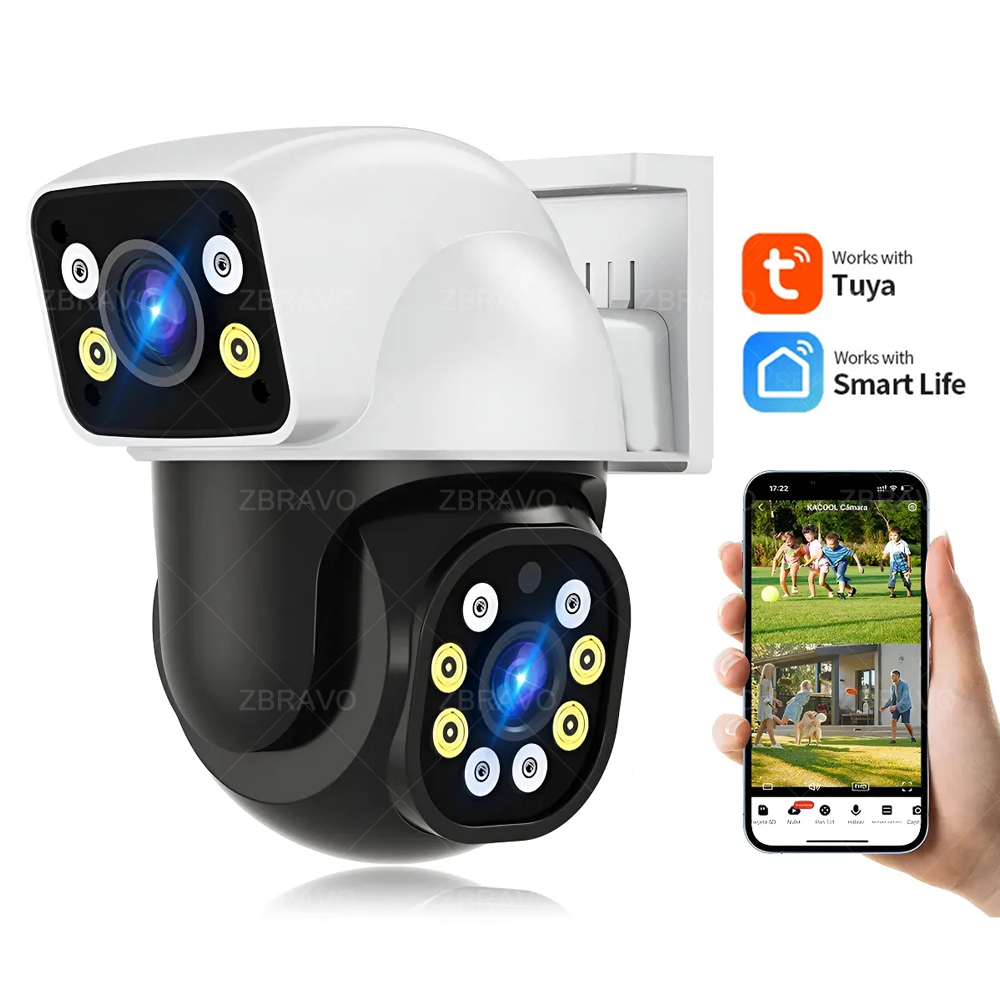 Home Security Guard - Smartlife 8MP WiFi Tuya 屋外カメラ ミニ