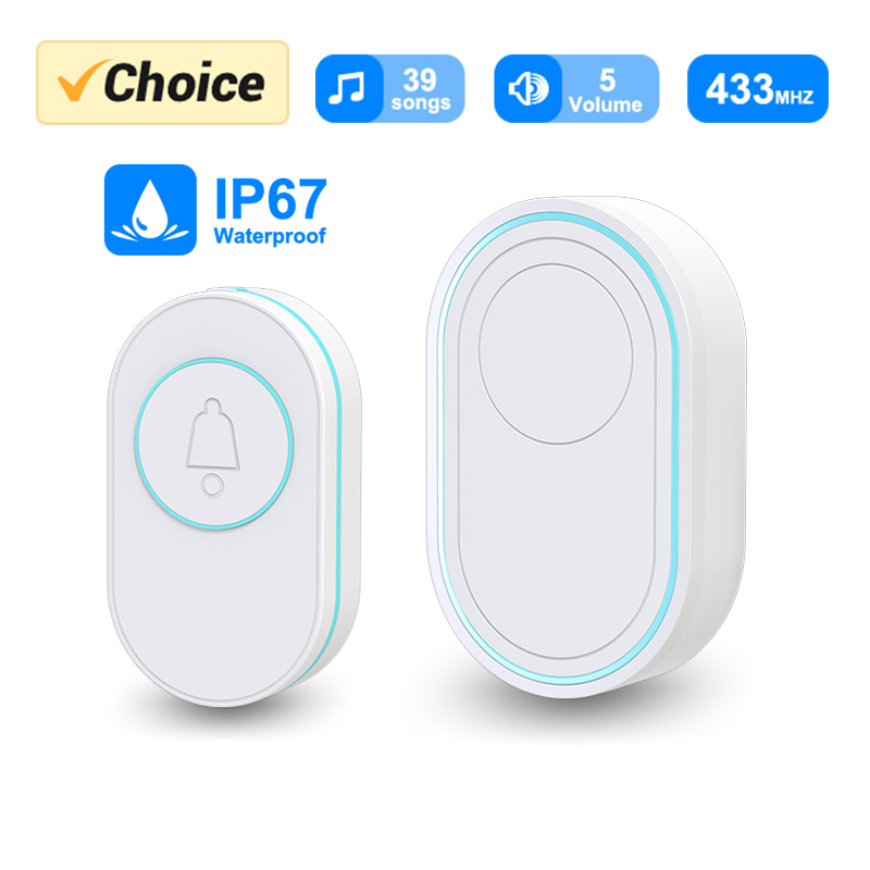 Home Security Beams - ホームドアベル,屋外ボタン,LEDフラッシュ,防水,IP67