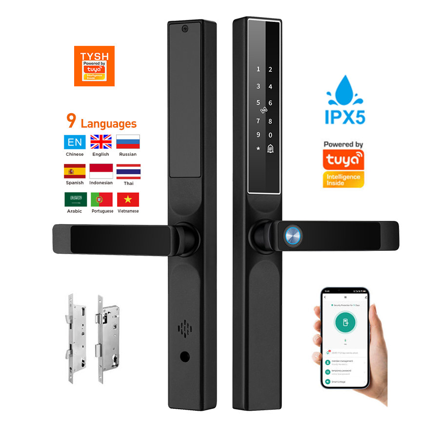 Home Security Guard - Tuyaアプリ対応 指紋認証 ドアロック コードカードキー スマートドアロック セキュリティ