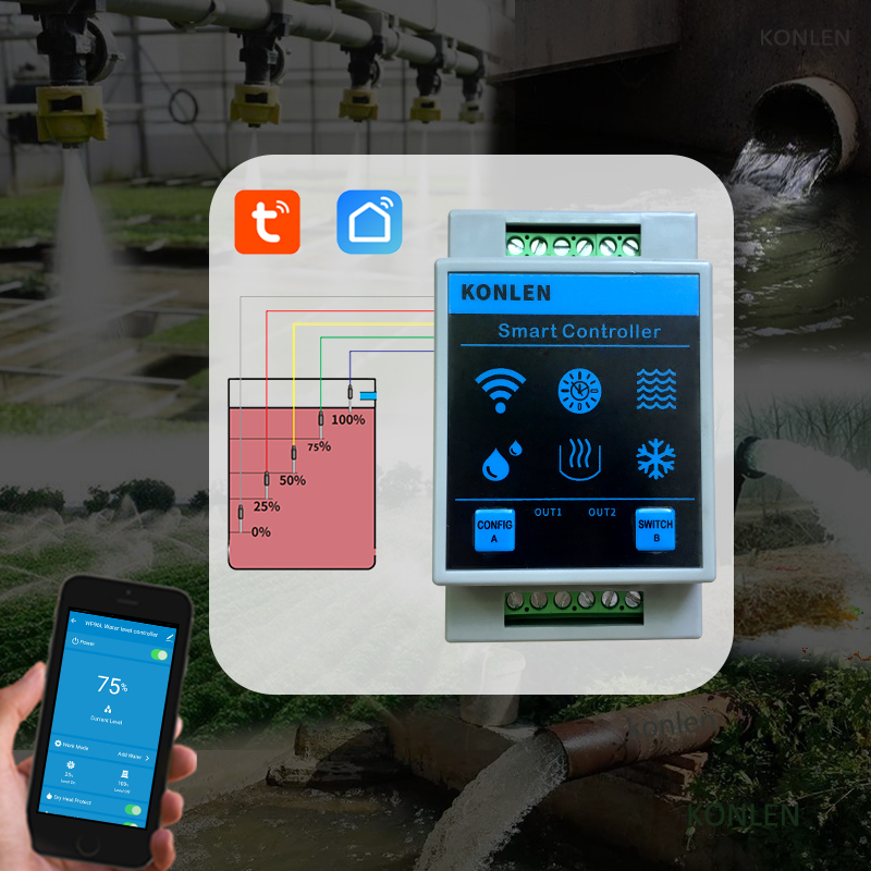 KONLEN Tuya 水位センサー WIFI スマートホー - Home Security Guard のレビューと価格