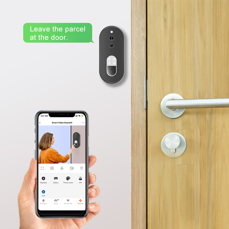 Tuya 1080P HD ワイヤレス WiFi ビデオドア - Home Security Google Camera のレビューと価格