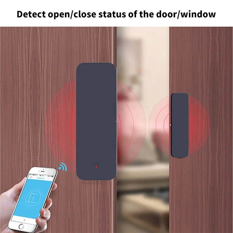 Tuya-磁気ドアセンサーZigbee,窓,エントリーセンサ - Home Security With Ai のレビューと価格