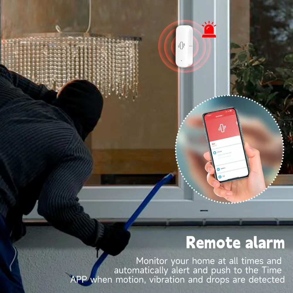 スマート ZigBee 振動センサー アプリ モニター ホー - Home Security Guard のレビューと価格