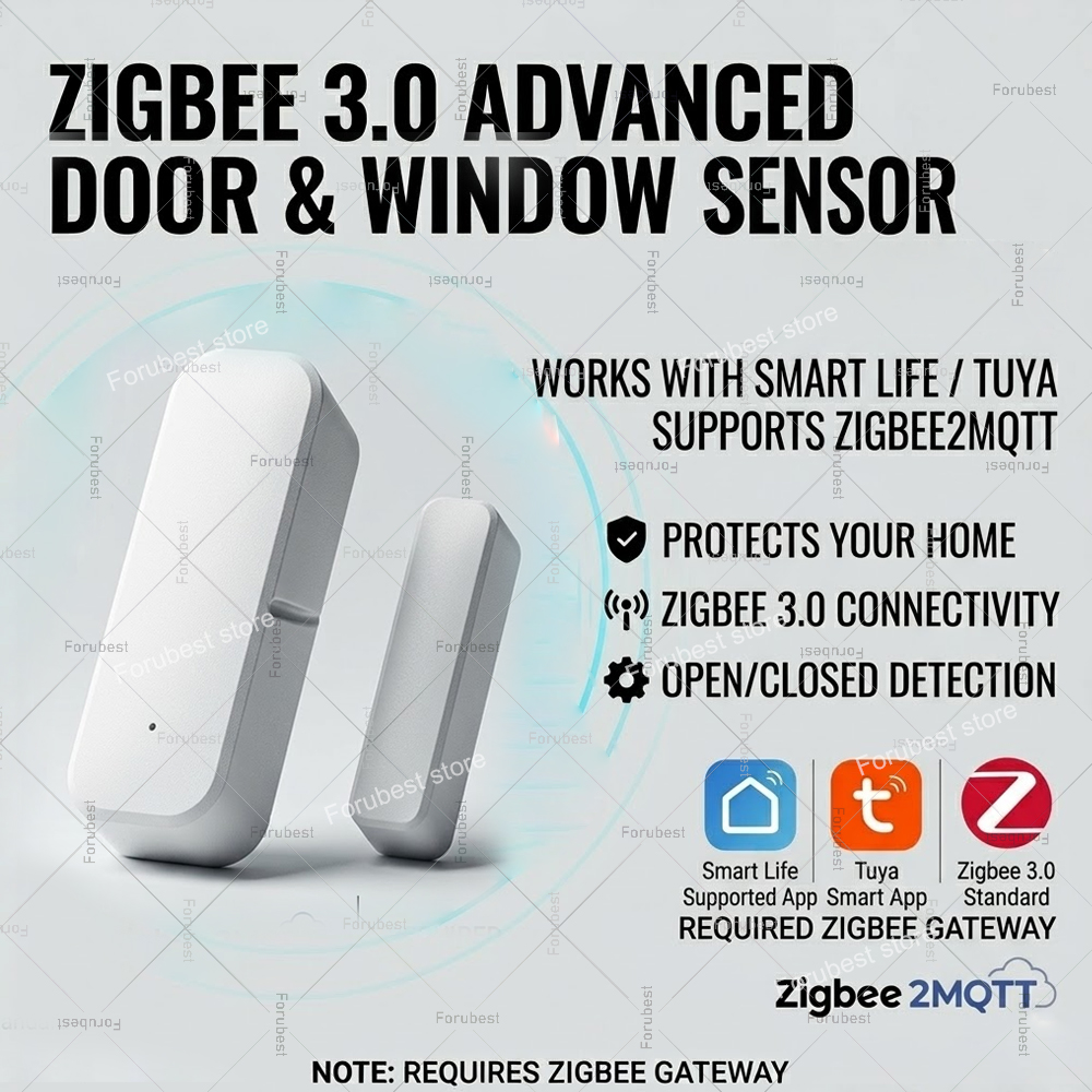 Tuya Zigbee ドア窓センサー スマートホームセキュ - Home Security With Ai のレビューと価格