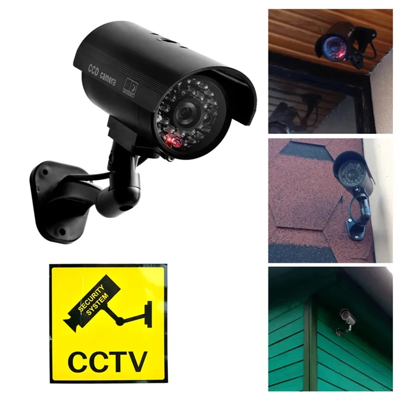 シミュレーション偽弾丸カメラダミーカメラ屋外LEDライトモニ - Home Security Beams のレビューと価格