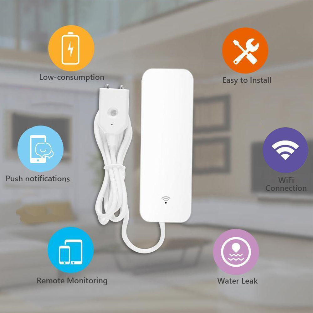 Tuya WiFi 漏水センサー、漏水検知器、Smartli - Home Security With Ai のレビューと価格