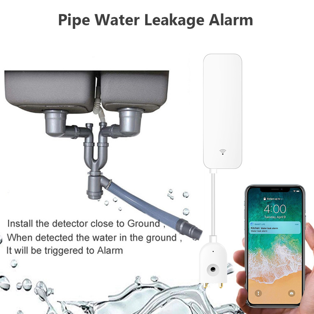 Tuya WiFi 漏水センサー、漏水検知器、Smartli - Home Security With Ai のレビューと価格