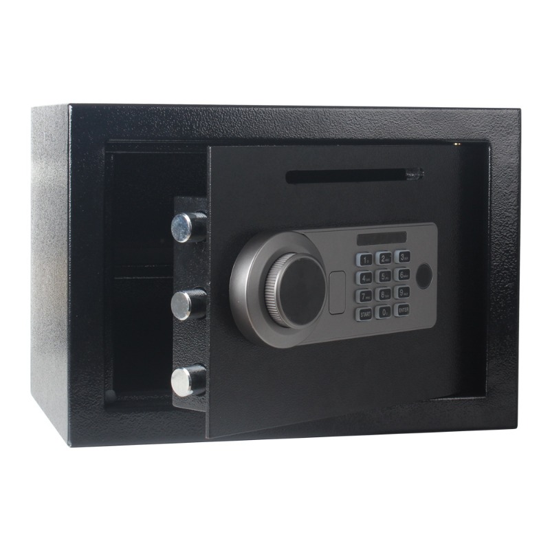 電子パスワード金庫 25cm ミニホーム隠し壁キャビネット金 - Safe Box Digital のレビューと価格
