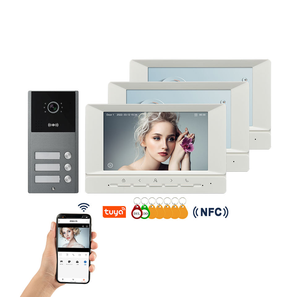 Tuya 7インチビデオスマートビデオインターホン 1080 - Home Security Cameras Uk のレビューと価格