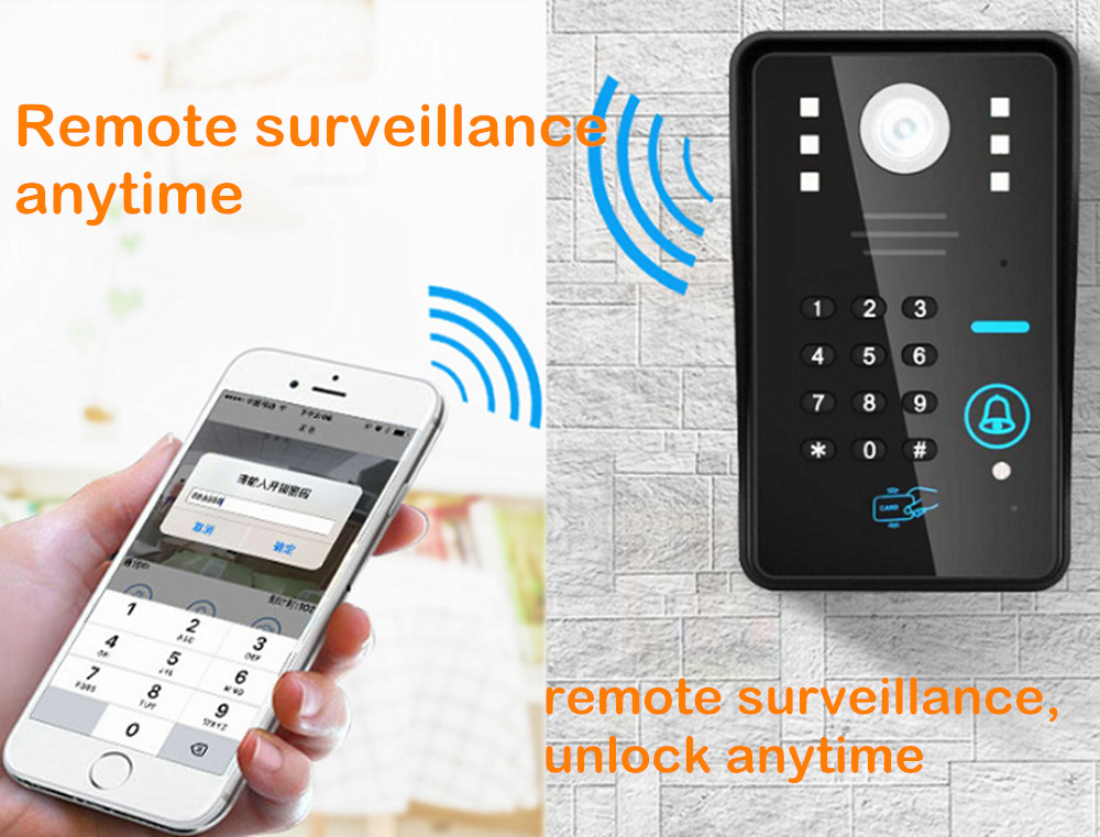 ホームセキュリティ用のWifiビデオ付きドアベル,IPカメラ - Home Security Cameras Uk のレビューと価格