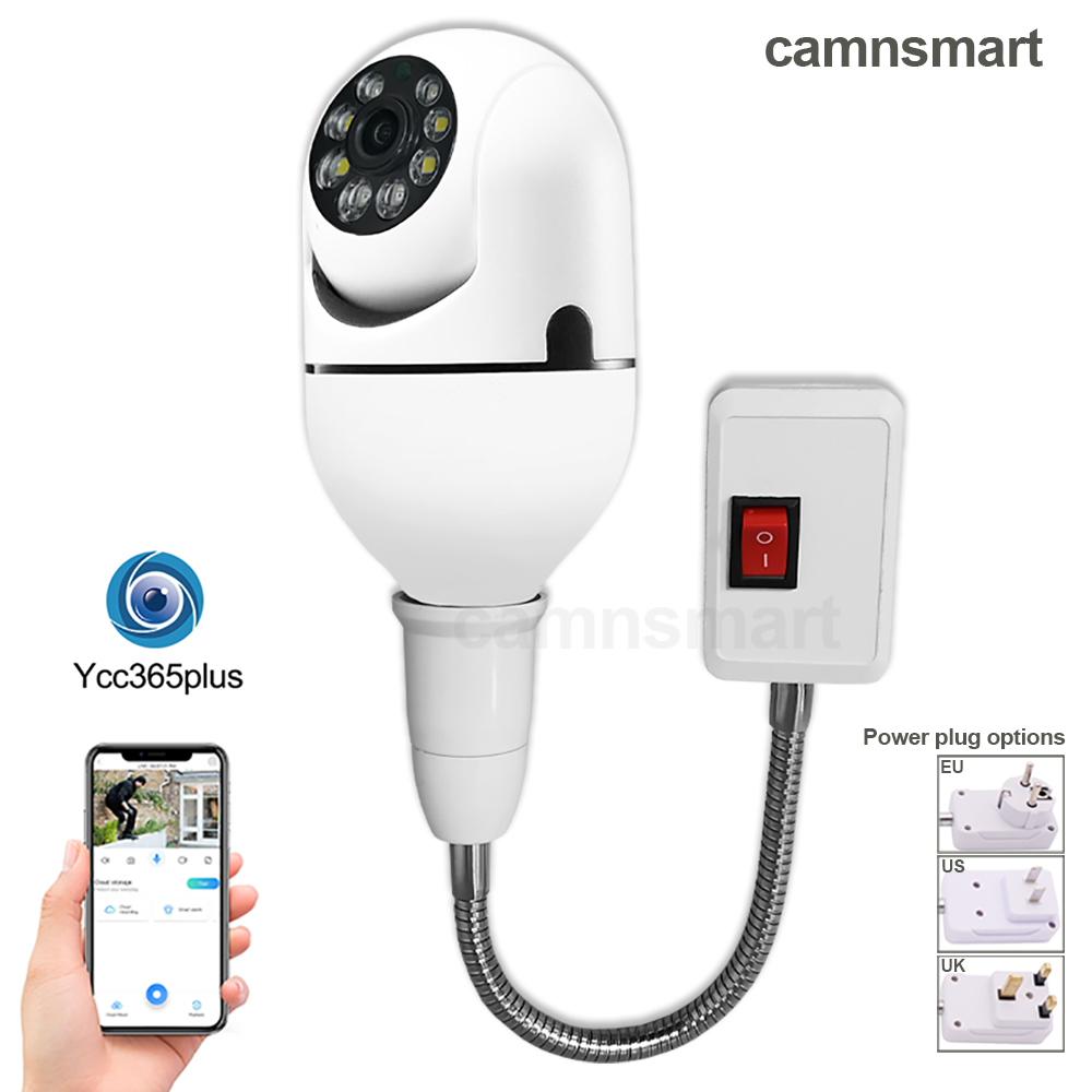 ミニwifiカメラ,e27電球,3mp,フルHDカラー,暗視 - Home Security Cameras Uk のレビューと価格