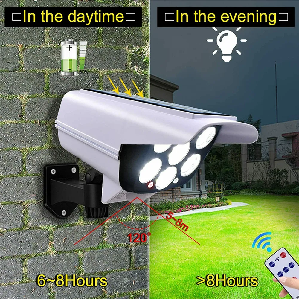 屋外ソーラーライトモーションセンサーセキュリティダミーカメラ - Home Security Guard のレビューと価格