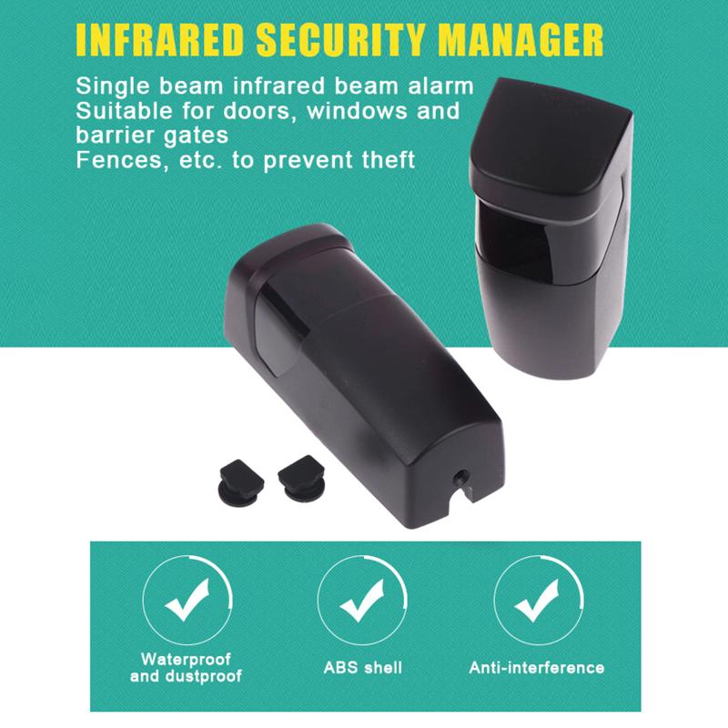 HOT! 2個入り安全赤外線ビームフォトセルセンサー低消費電 - Home Security Beams のレビューと価格