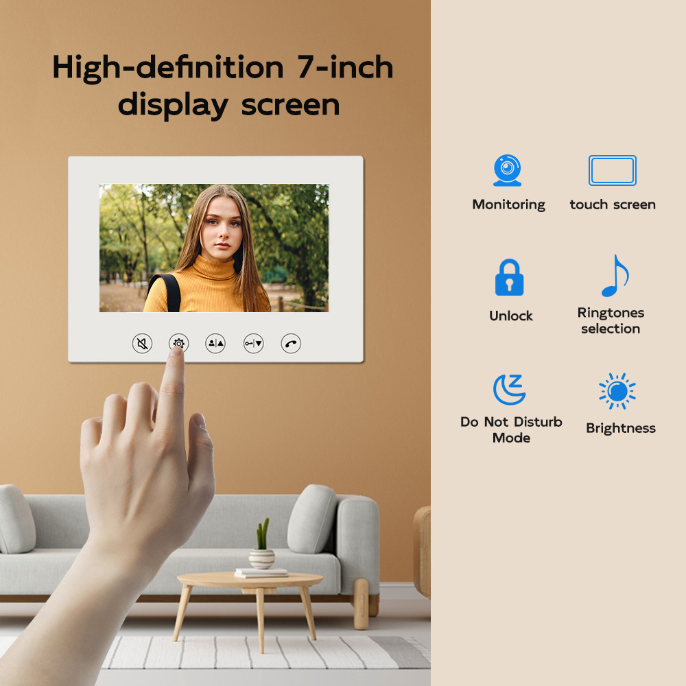 HDビデオインターホン ドアベル 防雨型ホームセキュリティシ - Home Security Cameras Uk のレビューと価格