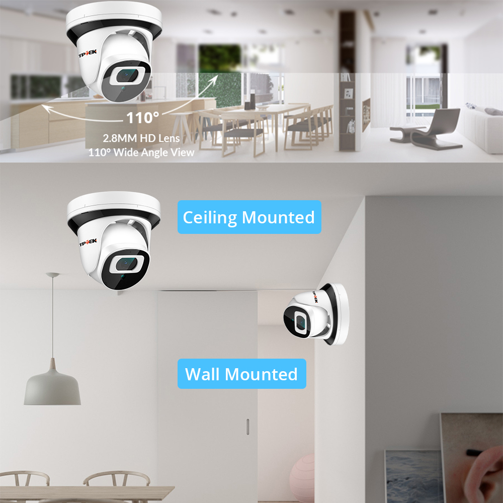 4MP IP Wifi カメラ Wi-Fi 2MP 1080 - Home Security Beams のレビューと価格