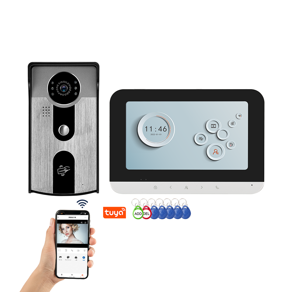 Tuya スマート WIFI ビデオインターホン民家ビデオイ - Home Security Cameras Uk のレビューと価格